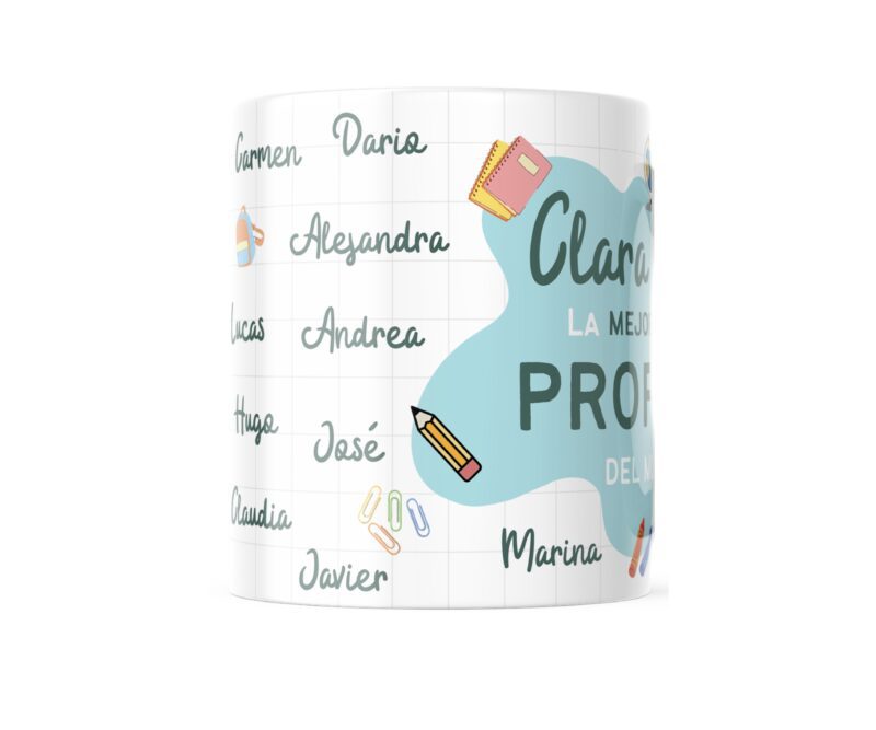 Taza "Mejor profesor/a" - Imagen 3