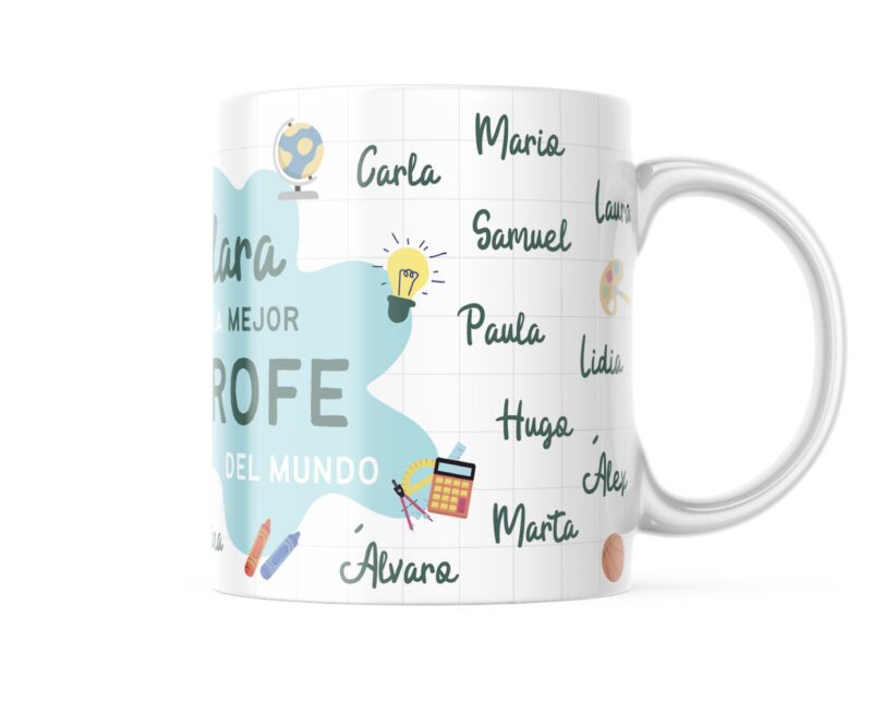 Taza "Mejor profesor/a" - Imagen 4