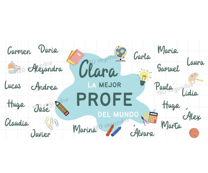 Taza "Mejor profesor/a" - Imagen 5