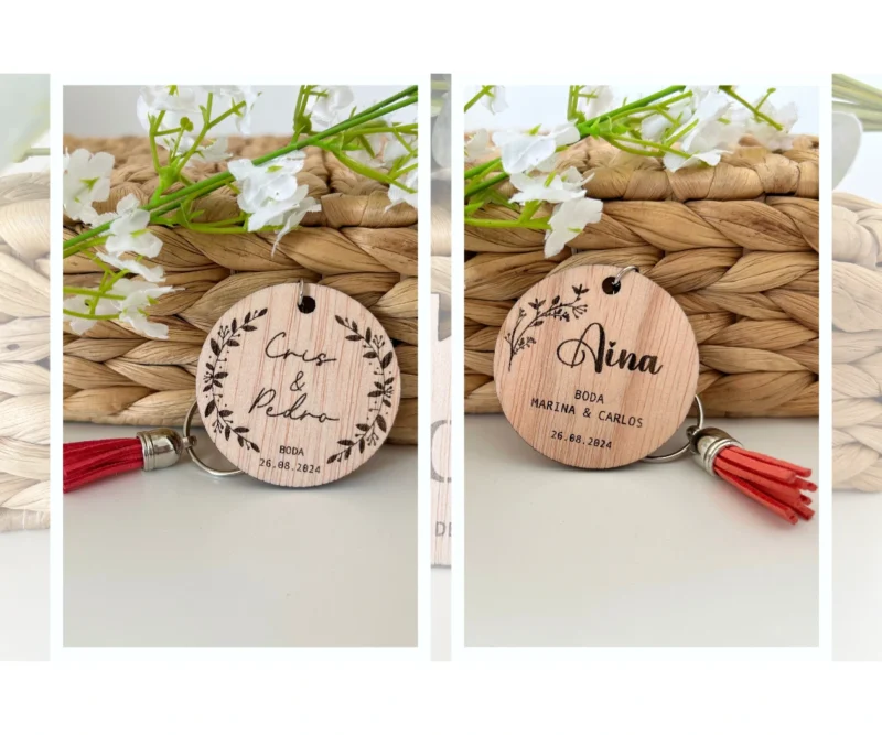 Llavero para bodas